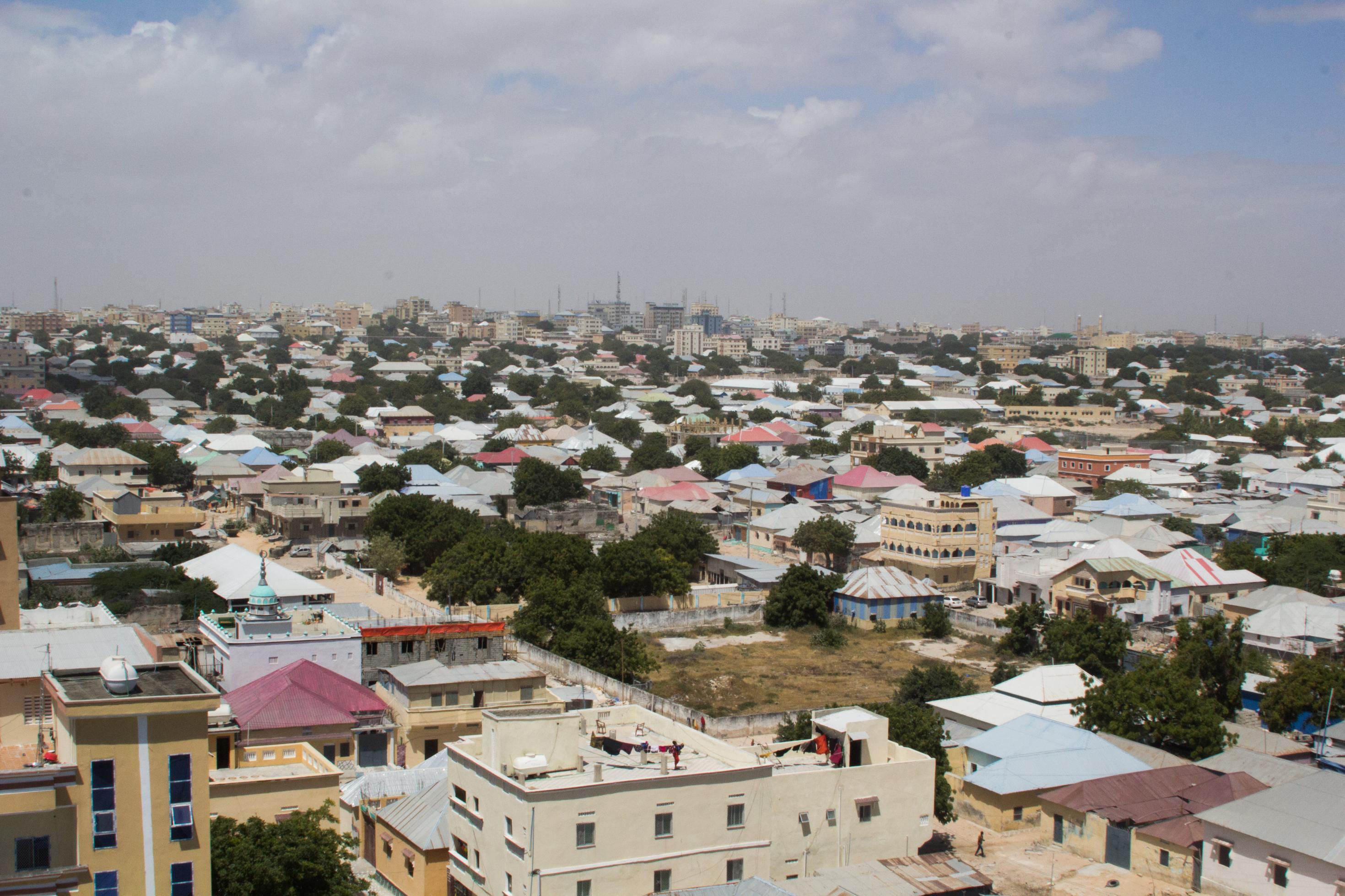 Blick über Mogadischu 2021.