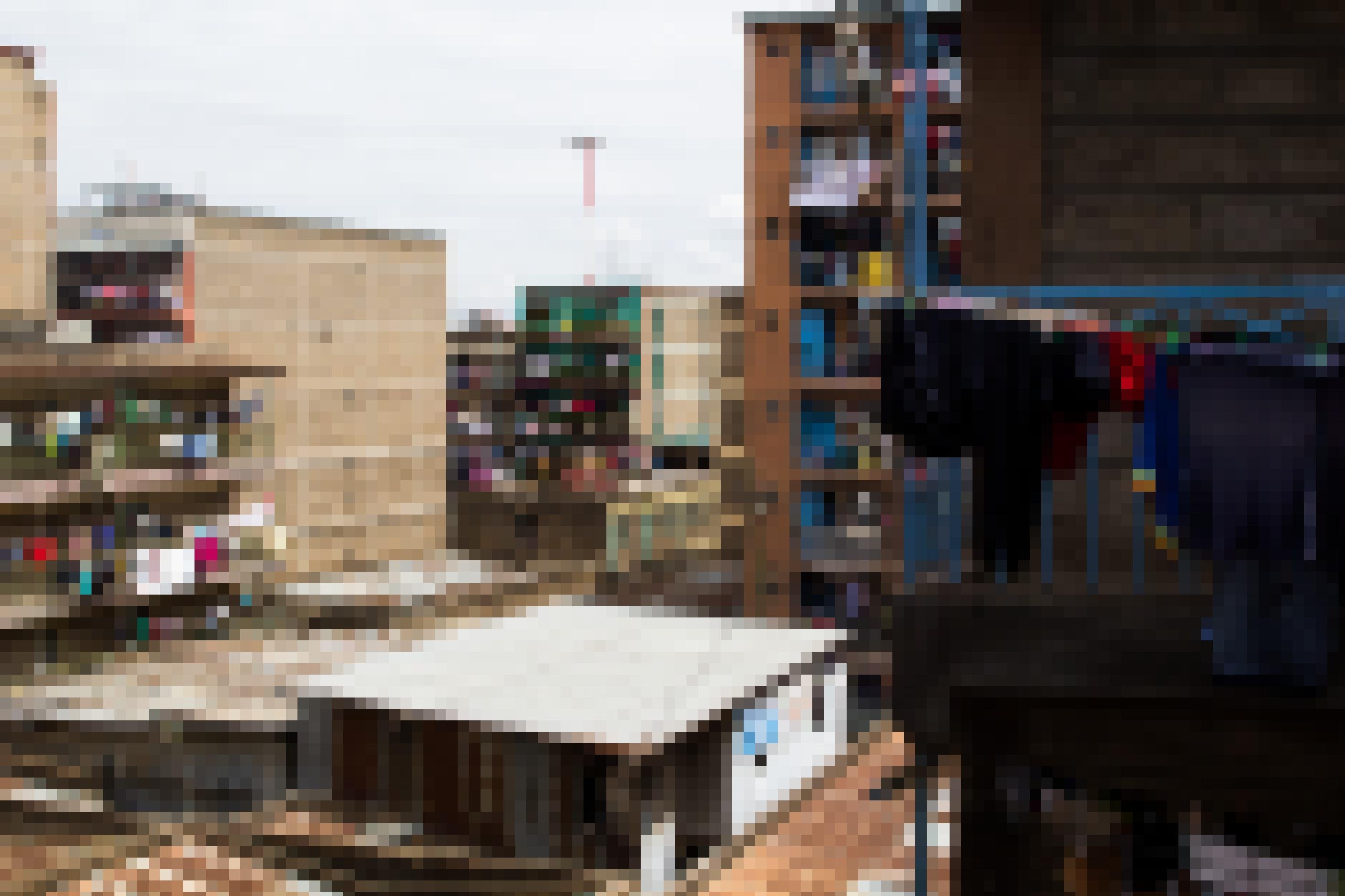 Blick auf ein Slum in Kenia.