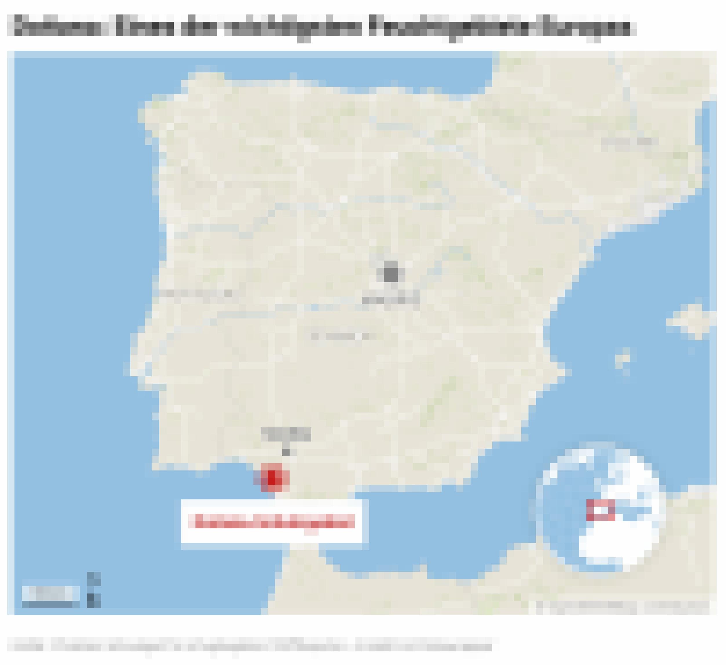 Landkarte Spaniens mit Madrid im Zentrum und Sevilla sowie dem Donana im Südwesten