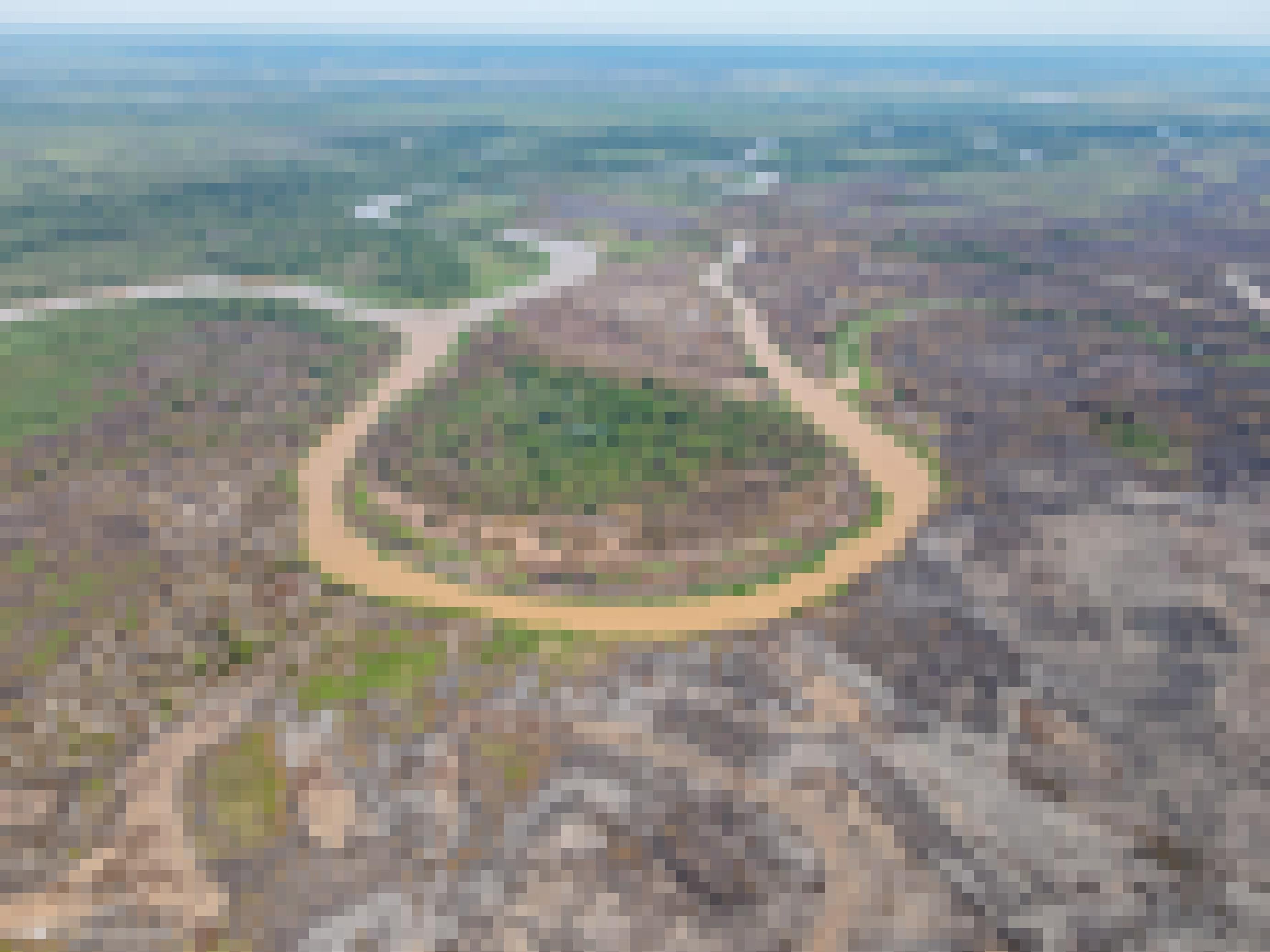Vogelperspektive Pantanal. Zerstörtes und unzerstörtes Gebiet