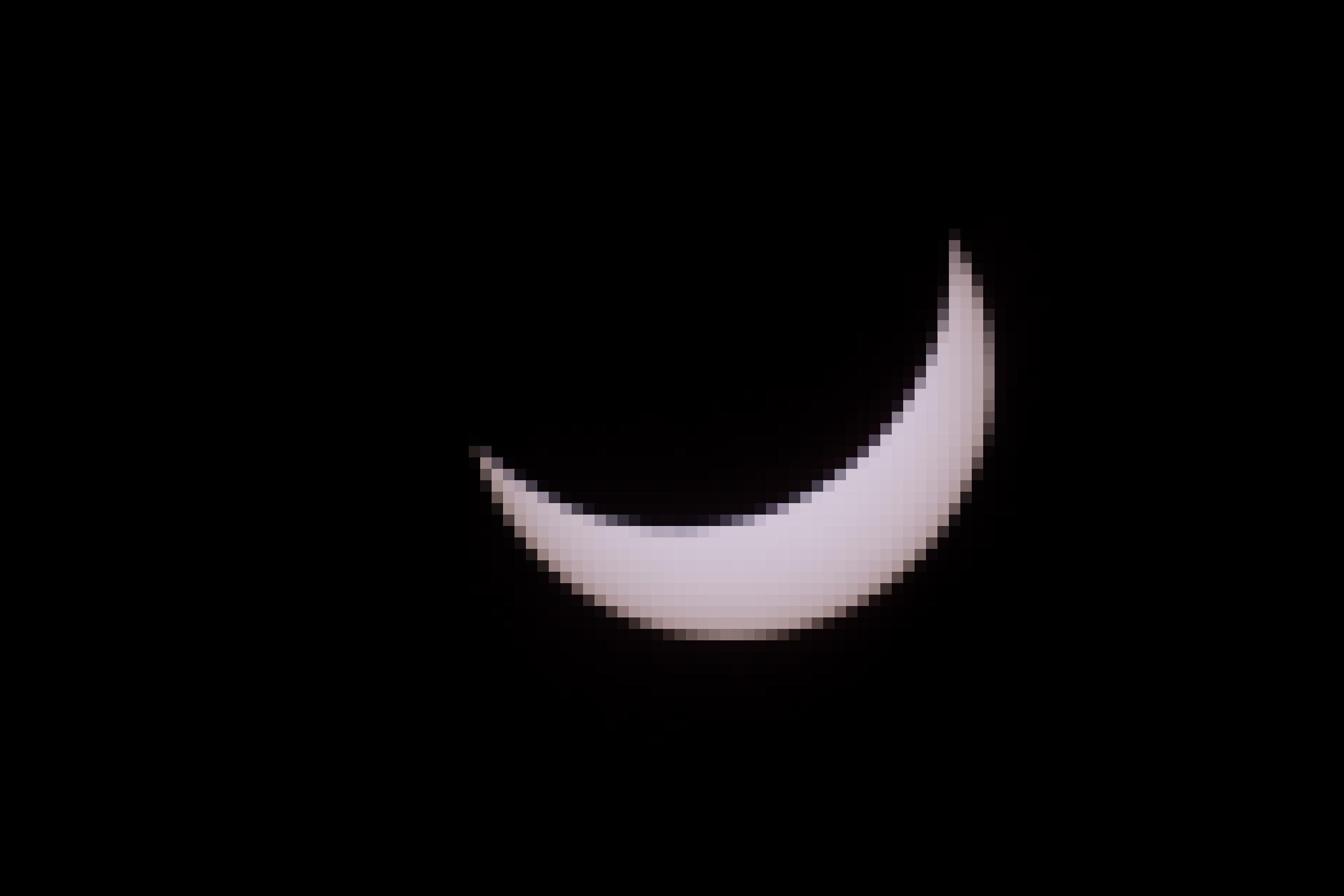 Auf dem Bild ist eine gelblich-weiße, sichelartige Sonne vor schwarzem Hintergrund zu sehen, da sie teilweise vom Mond bedeckt ist.