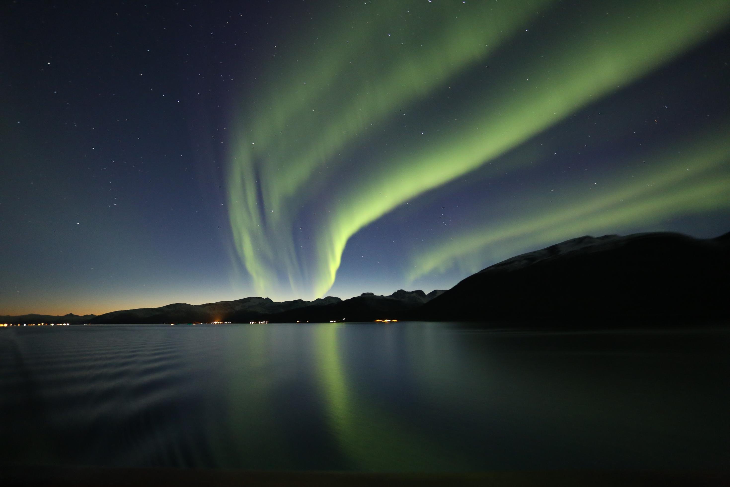 Polarlichter in Norwegen