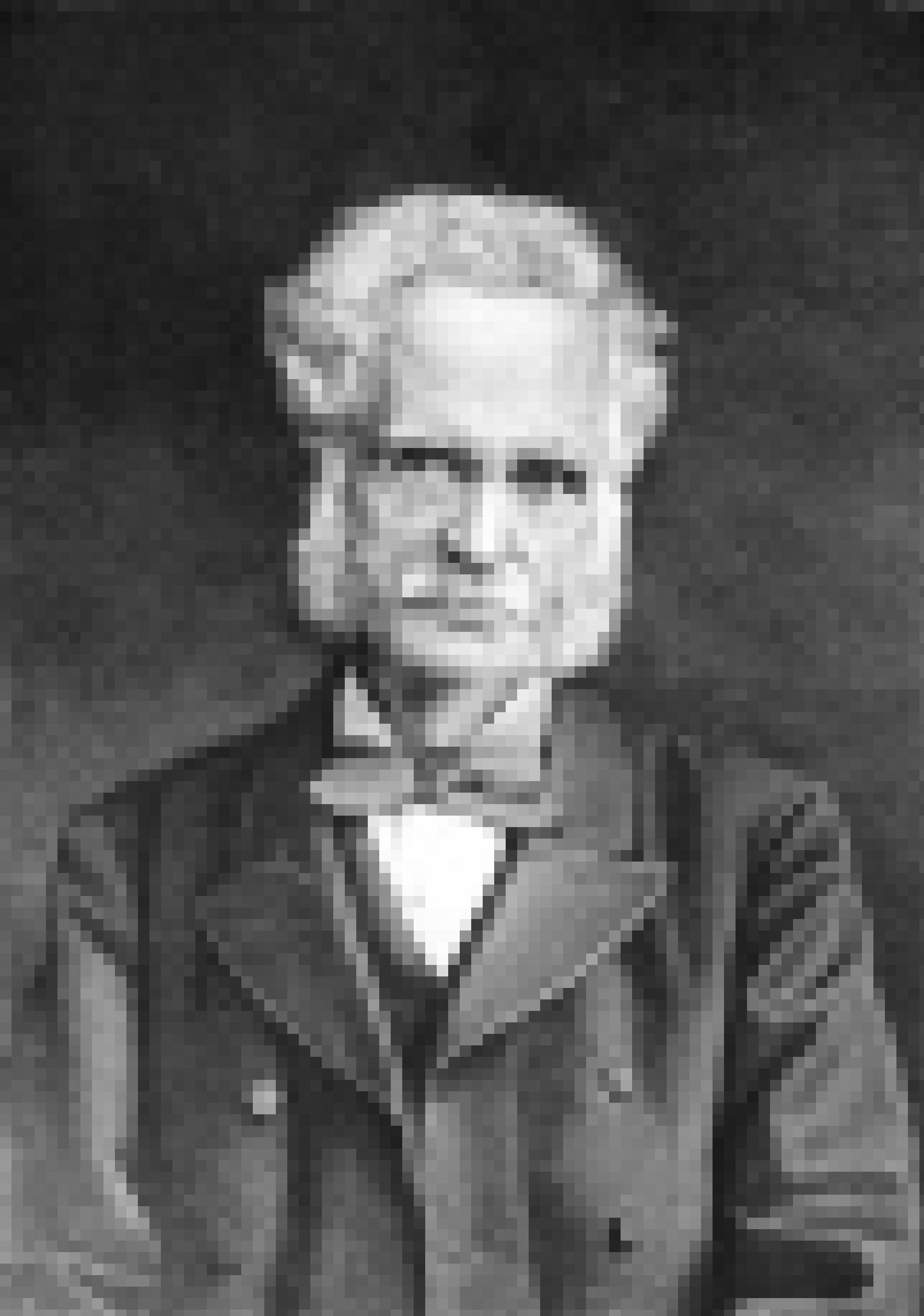 Ein schwarz-weiß Portrait von Henry Walter Bates