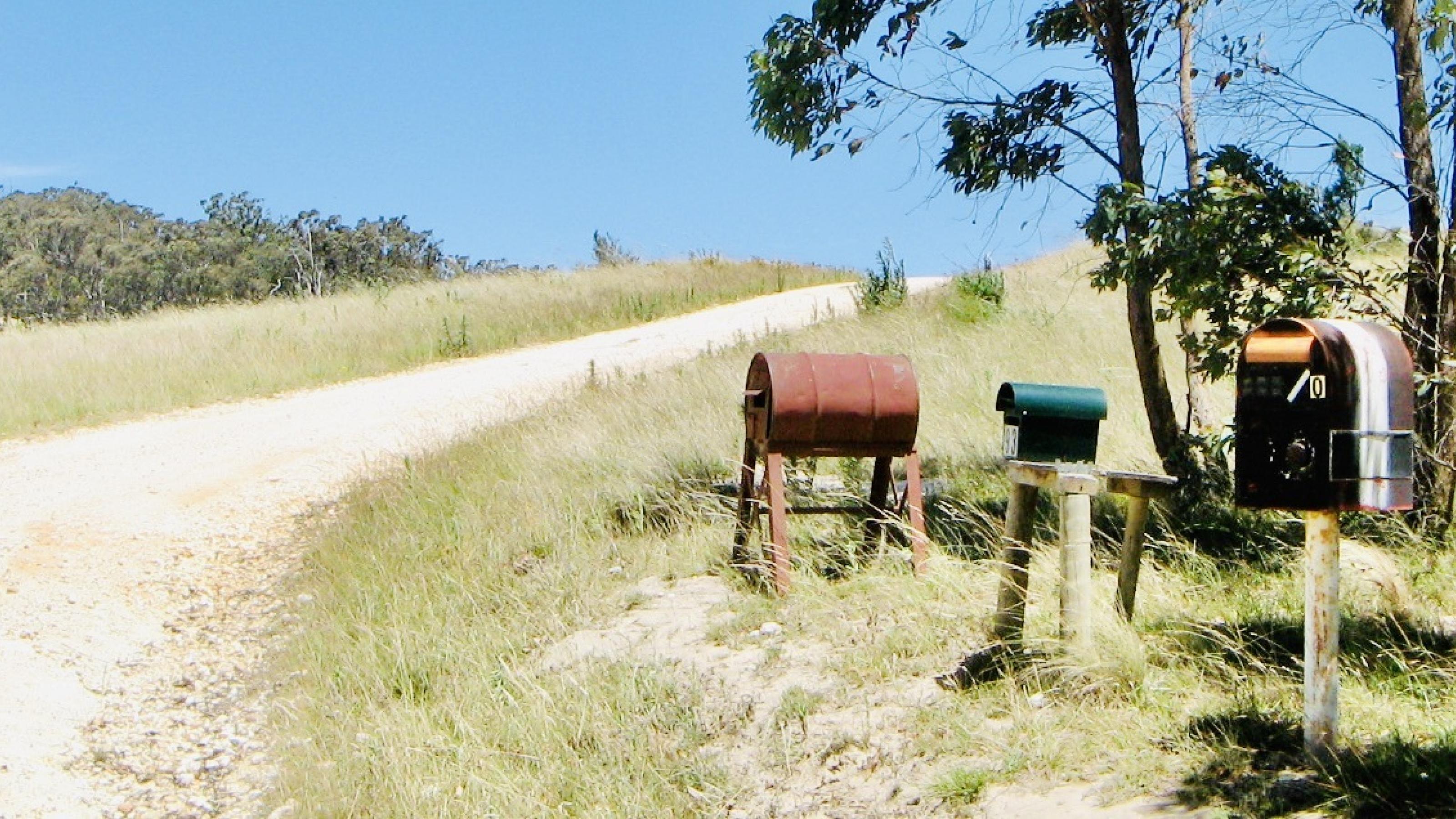 Briefkäsen im australischen Outback
