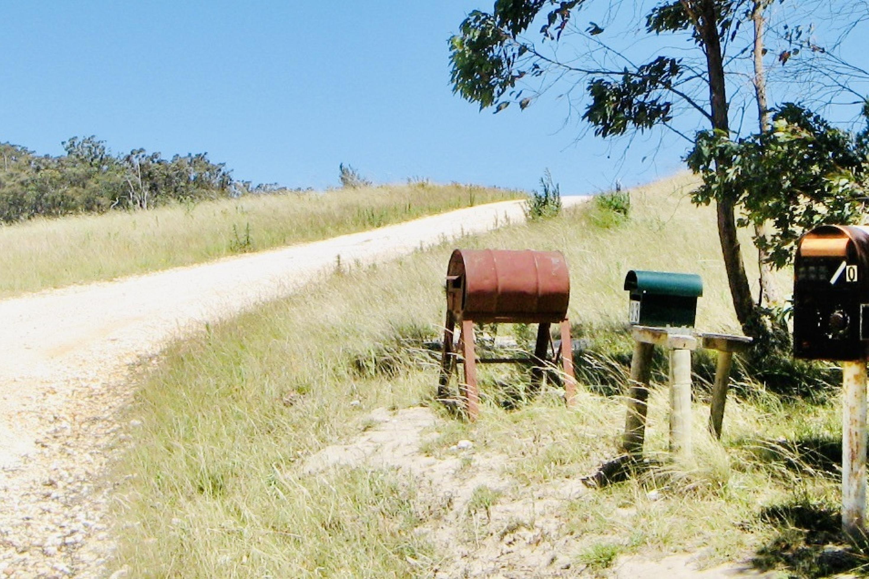 Briefkäsen im australischen Outback
