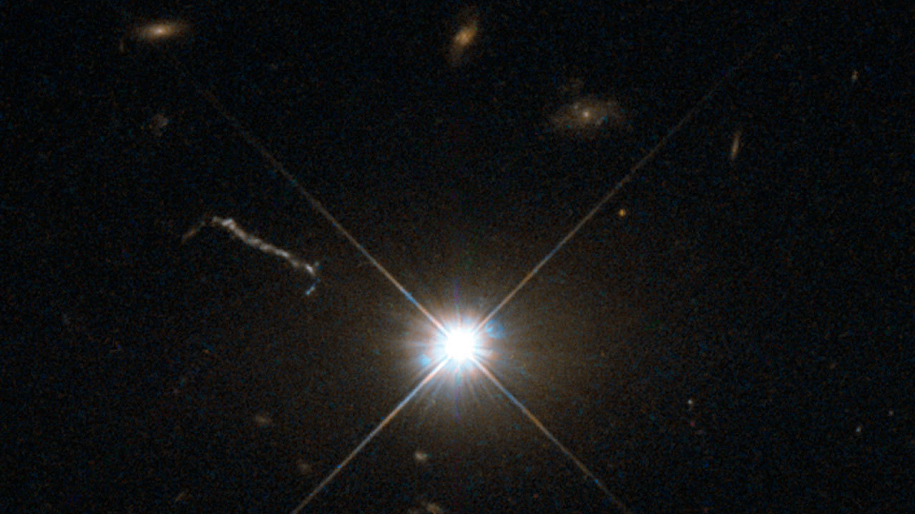 Quasar aufgenommen vom Hubble-Space-Telescope