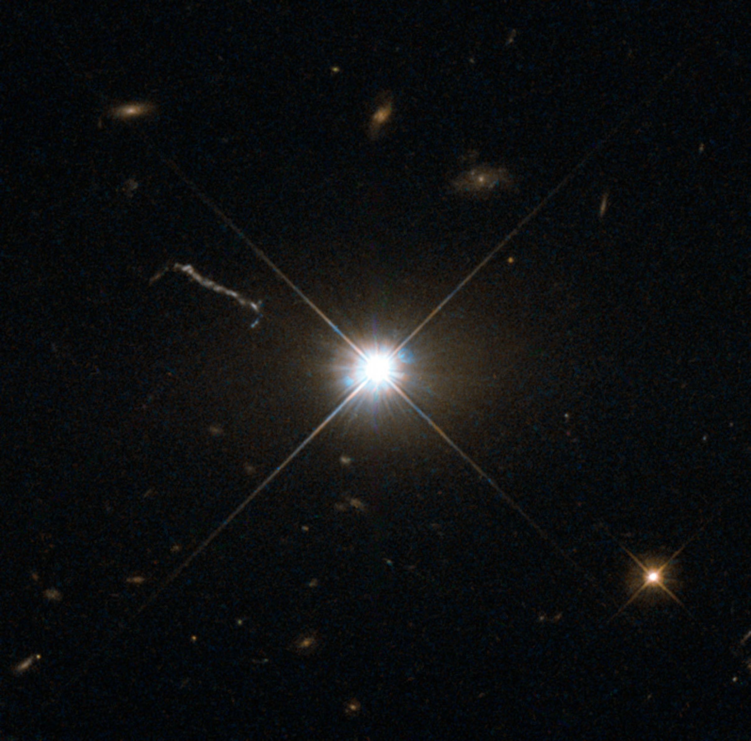 Quasar aufgenommen vom Hubble-Space-Telescope