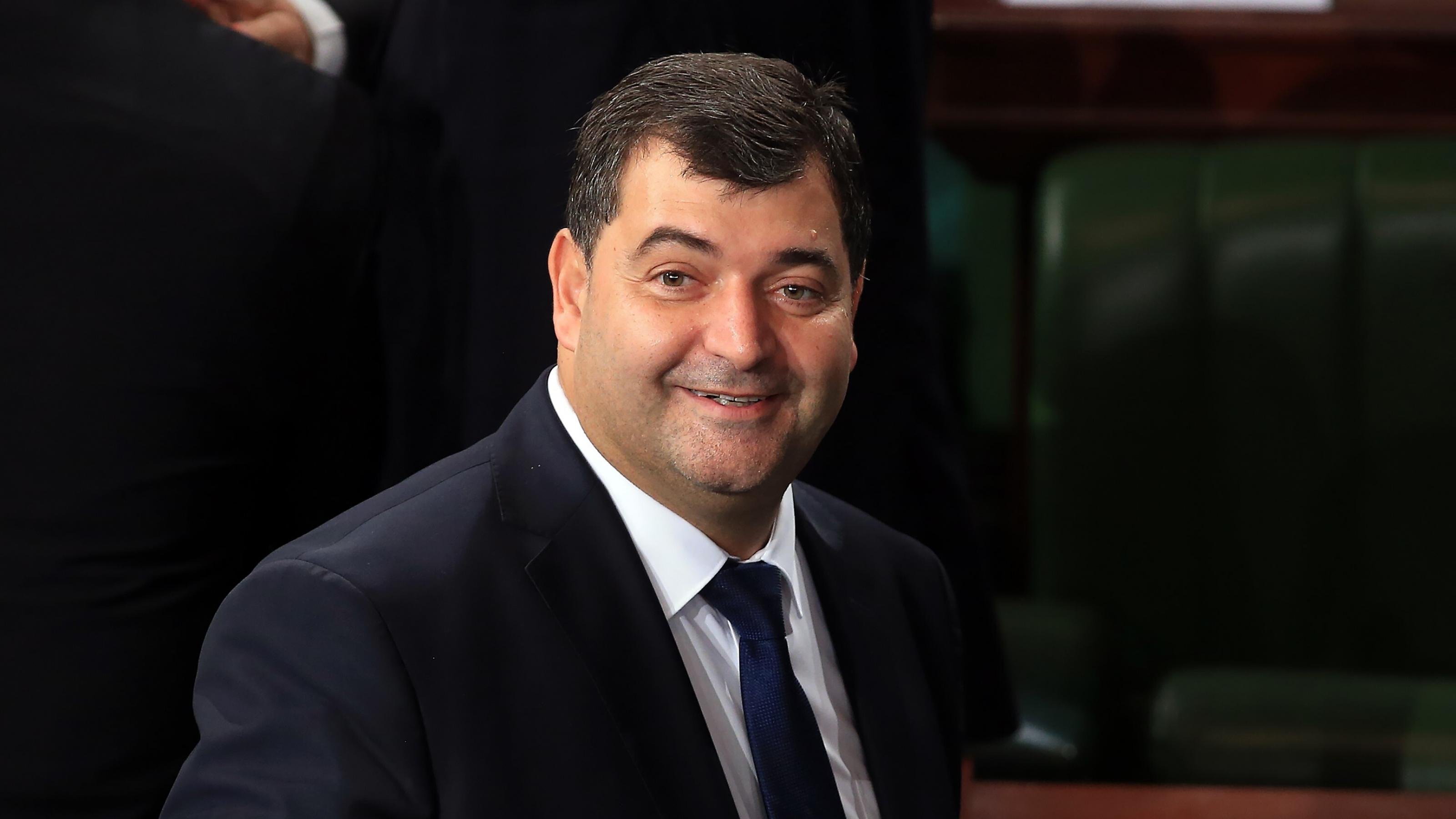 René Trabelsi bei seiner Ernennung zum Tourismusminister 2018 im tunesischen Parlament