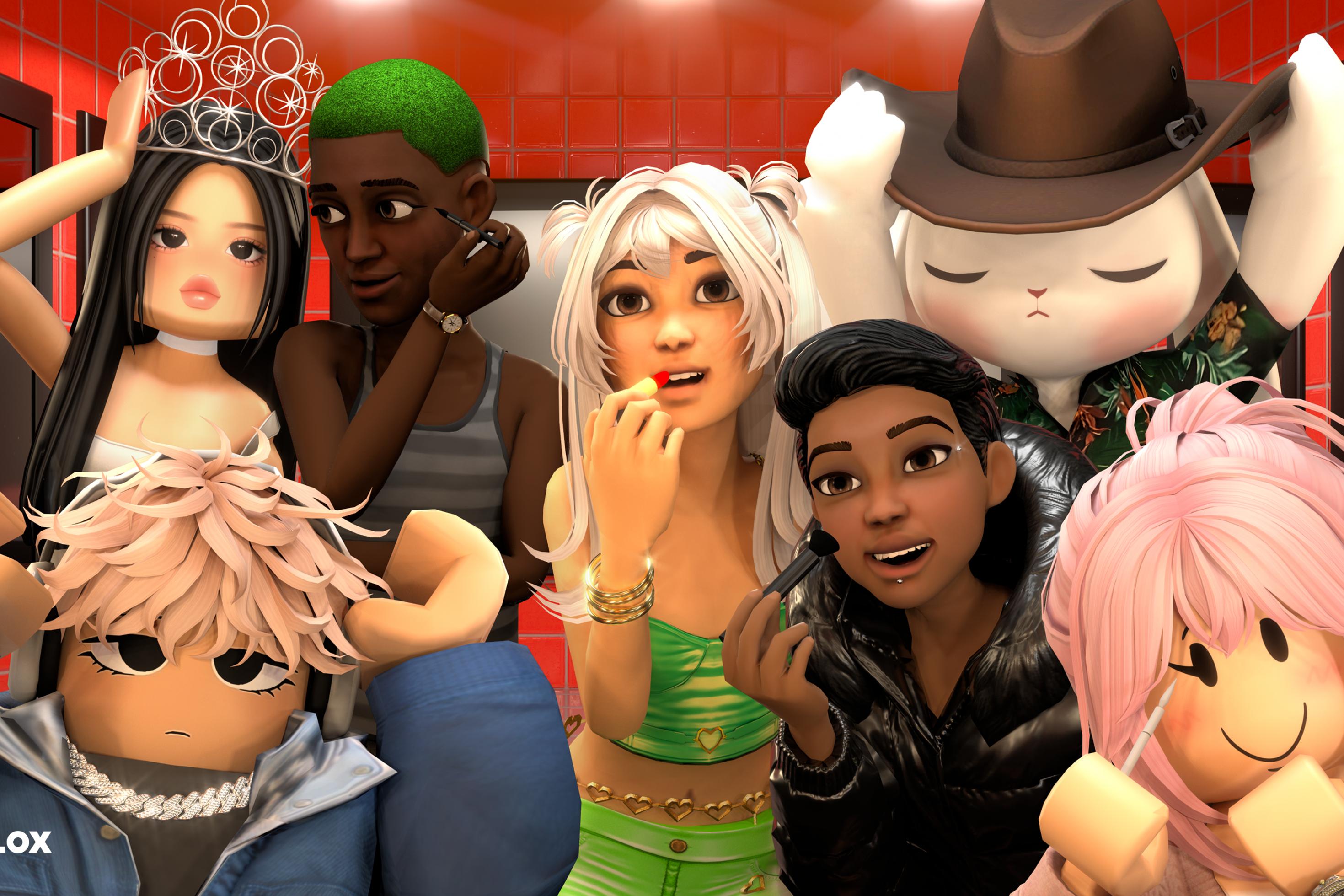 Avatare unterschiedlicher Herkunft und Geschlechts beim Styling.