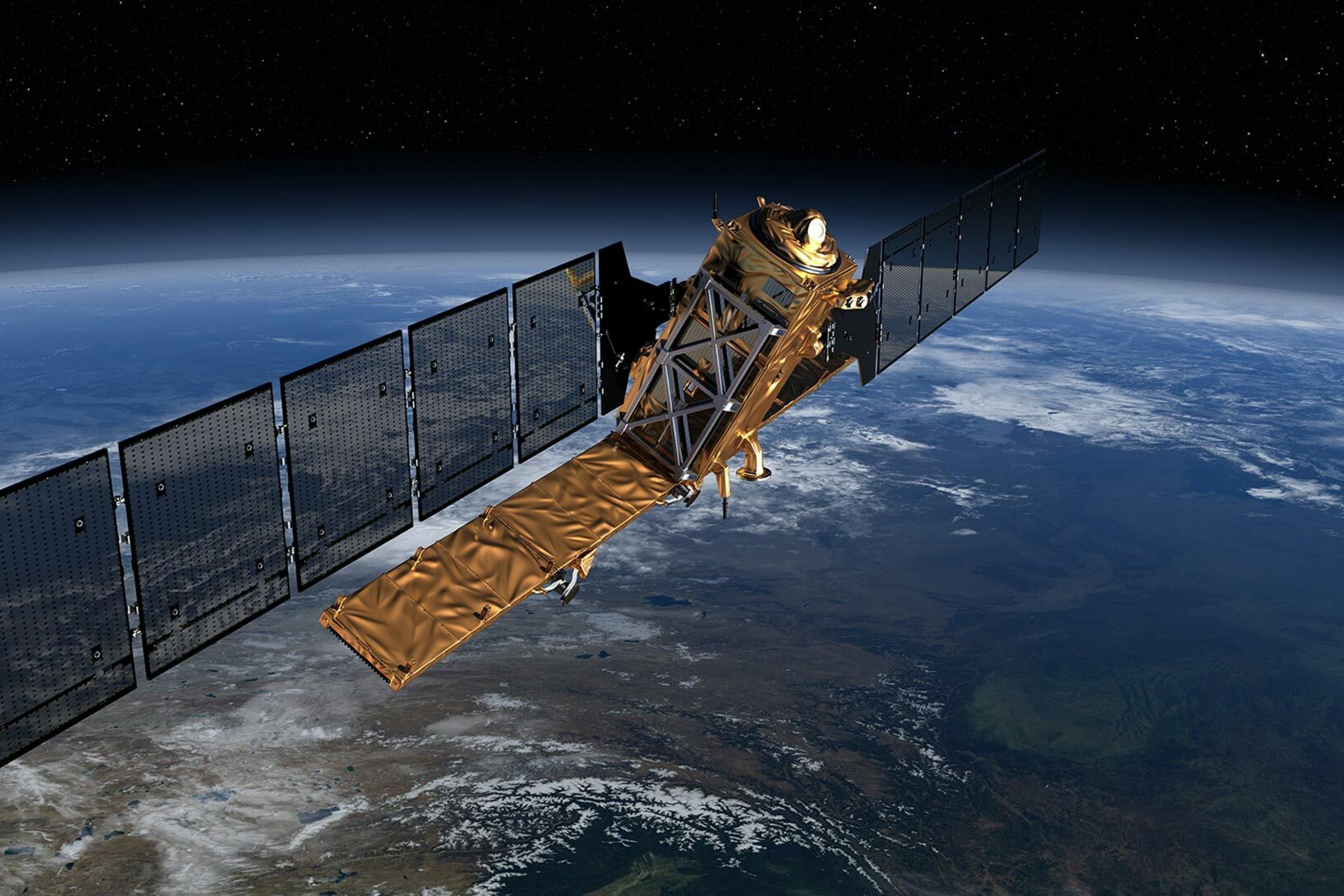 Aufnahme des Satelliten Sentinel-1