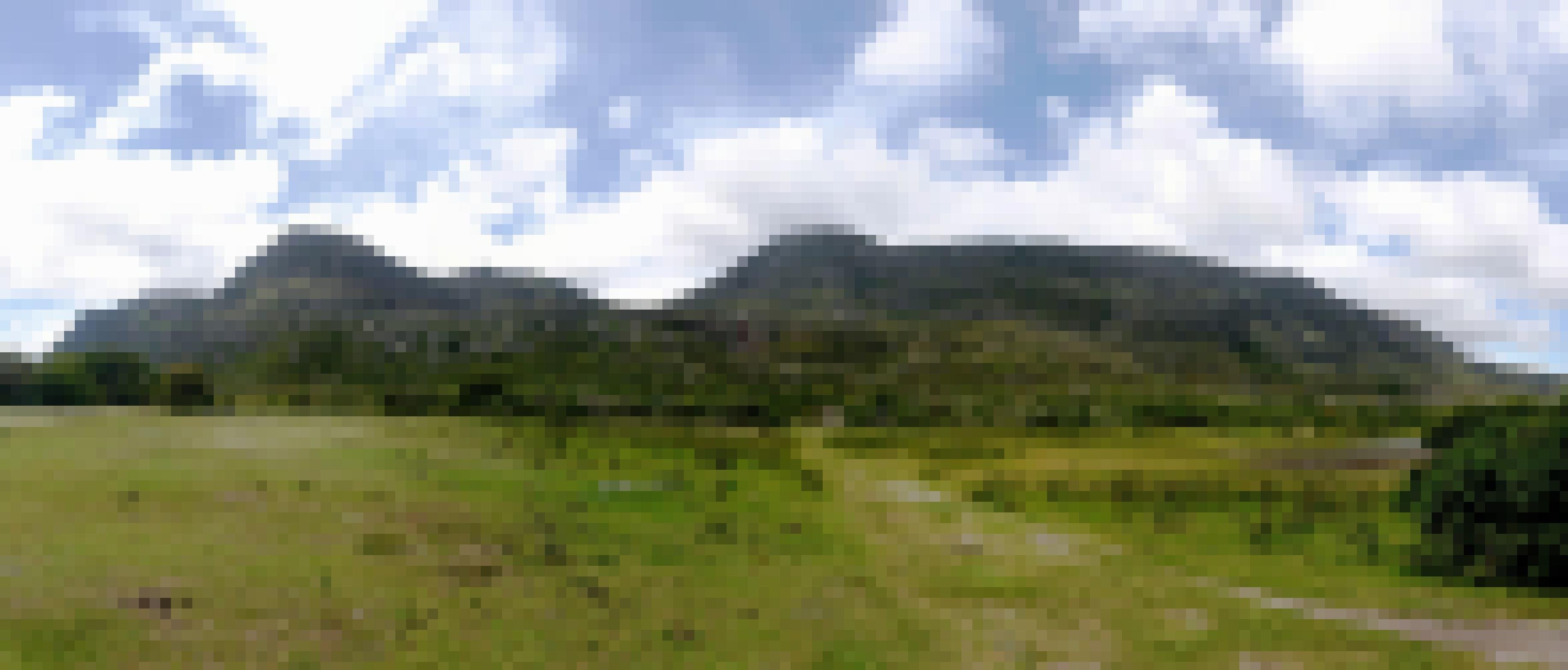 Berge der Espinhaço-Gebirge von Minas Gerais.