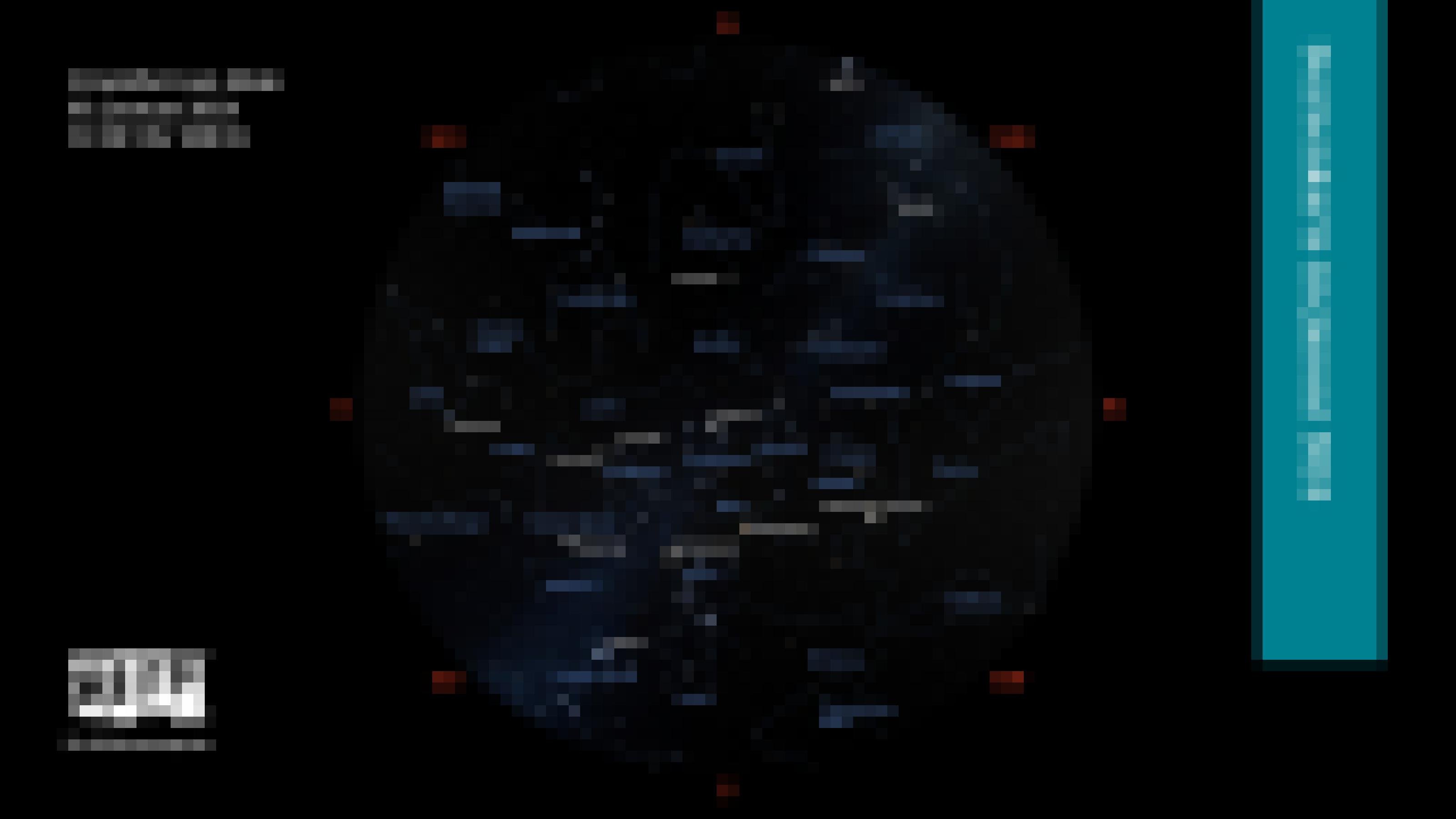 Auf dunklem HIntergrund sind helle Punkte zu sehen. Sie geben die Positionen von Sternen und Planeten für Anfang Januar 2024 gegen 22:30 Uhr MEZ für den Standort Frankfurt am Main an.
