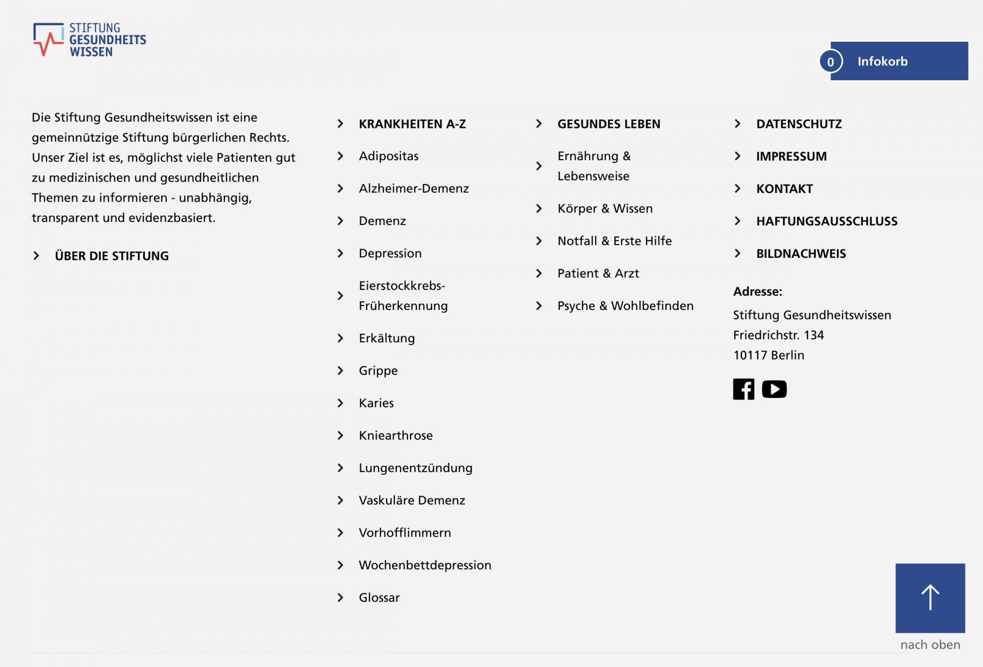 Verlässliche Gesundheitsinfos Stiftung Gesundheitswissen