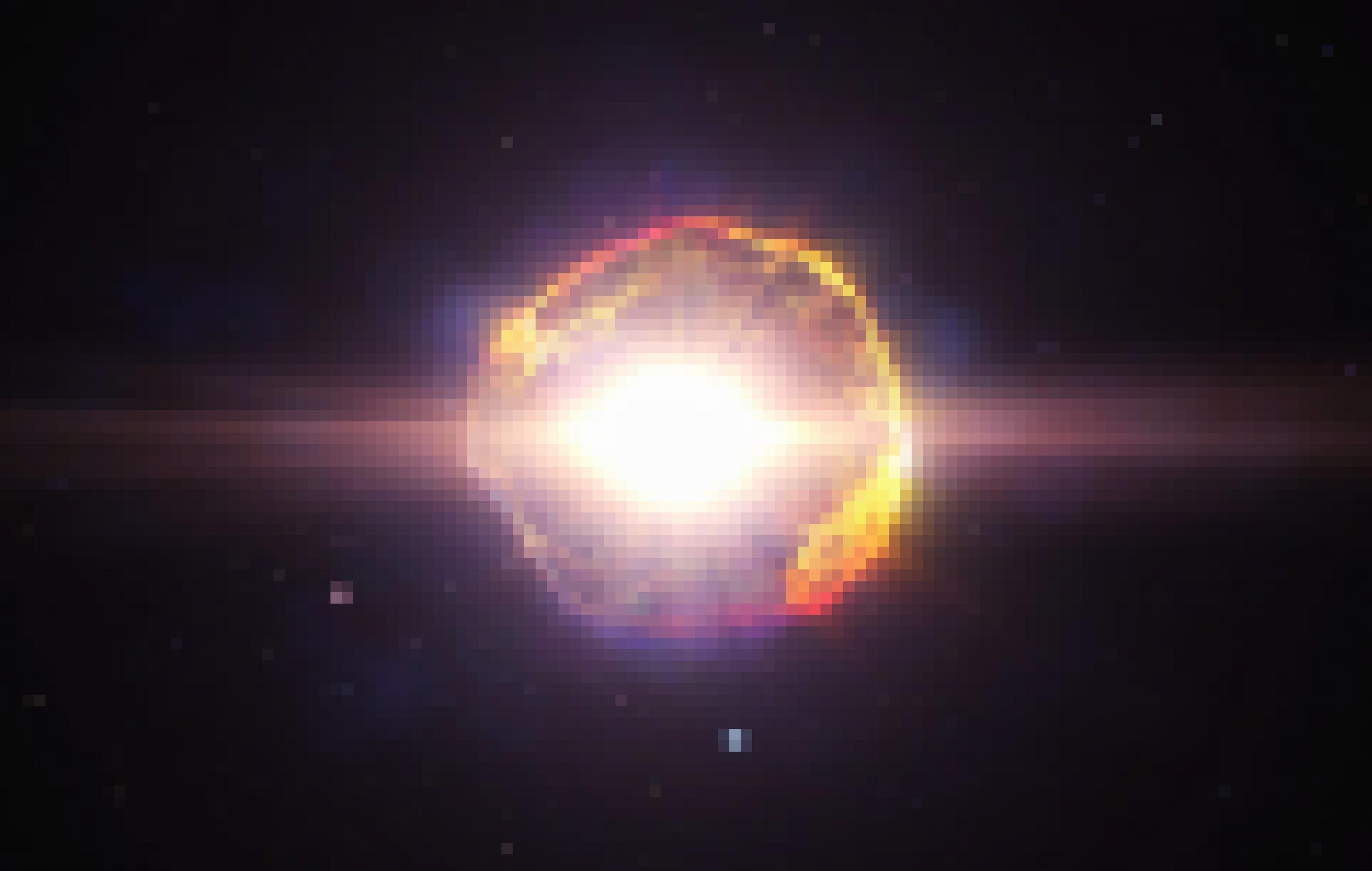 Im Zentrum dieser computeranimierten Darstellung ist ein extrem greller, keisförmiger Lichtblitz zu erkennen: das explodierende Innere einer Supernova. Um diesen Lichtblitz herum sind helle gelbliche und rötliche Materiefetzen zu erkennen, die vom Zentrum wegfliegen – es ist die Hülle des explodierenden Sterns. Die Materie-Reste solcher Supernova-Explosionen vereinigen sich zu Gas- und Staubwolken, aus denen später neue Sterne entstehen können.