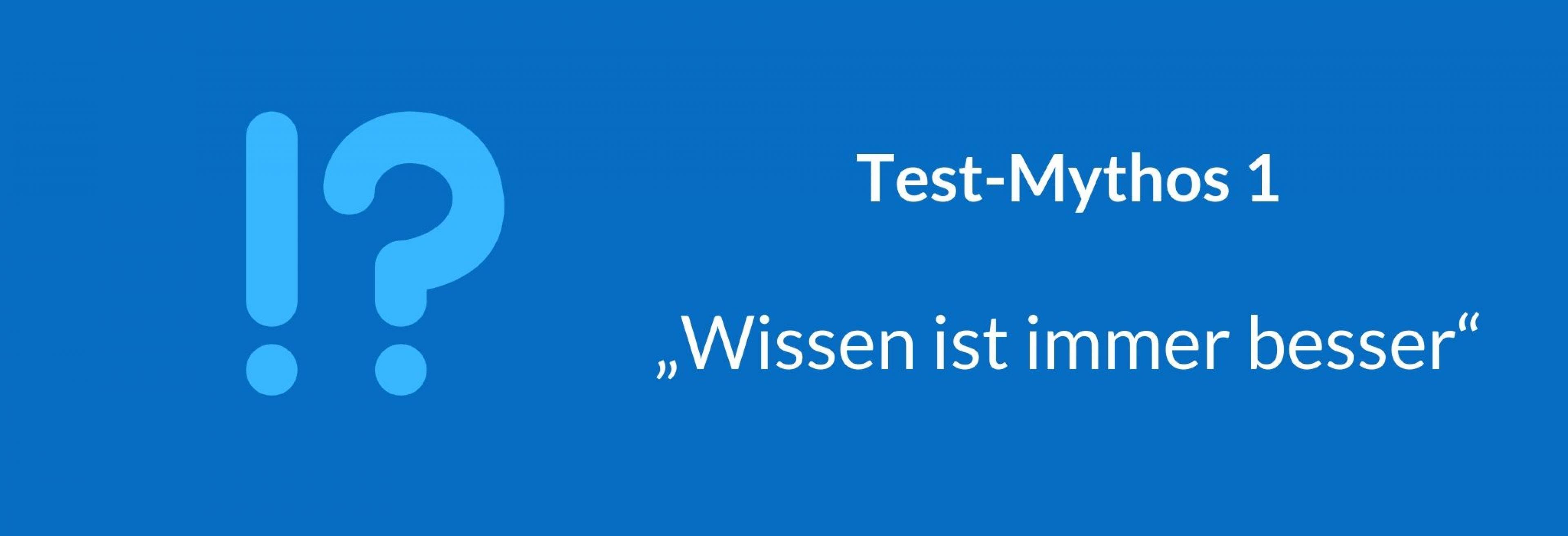 Die Grafik beschreibt ein Missverständnis bei diagnostischen Tests: Wissen ist nicht automatisch immer besser.