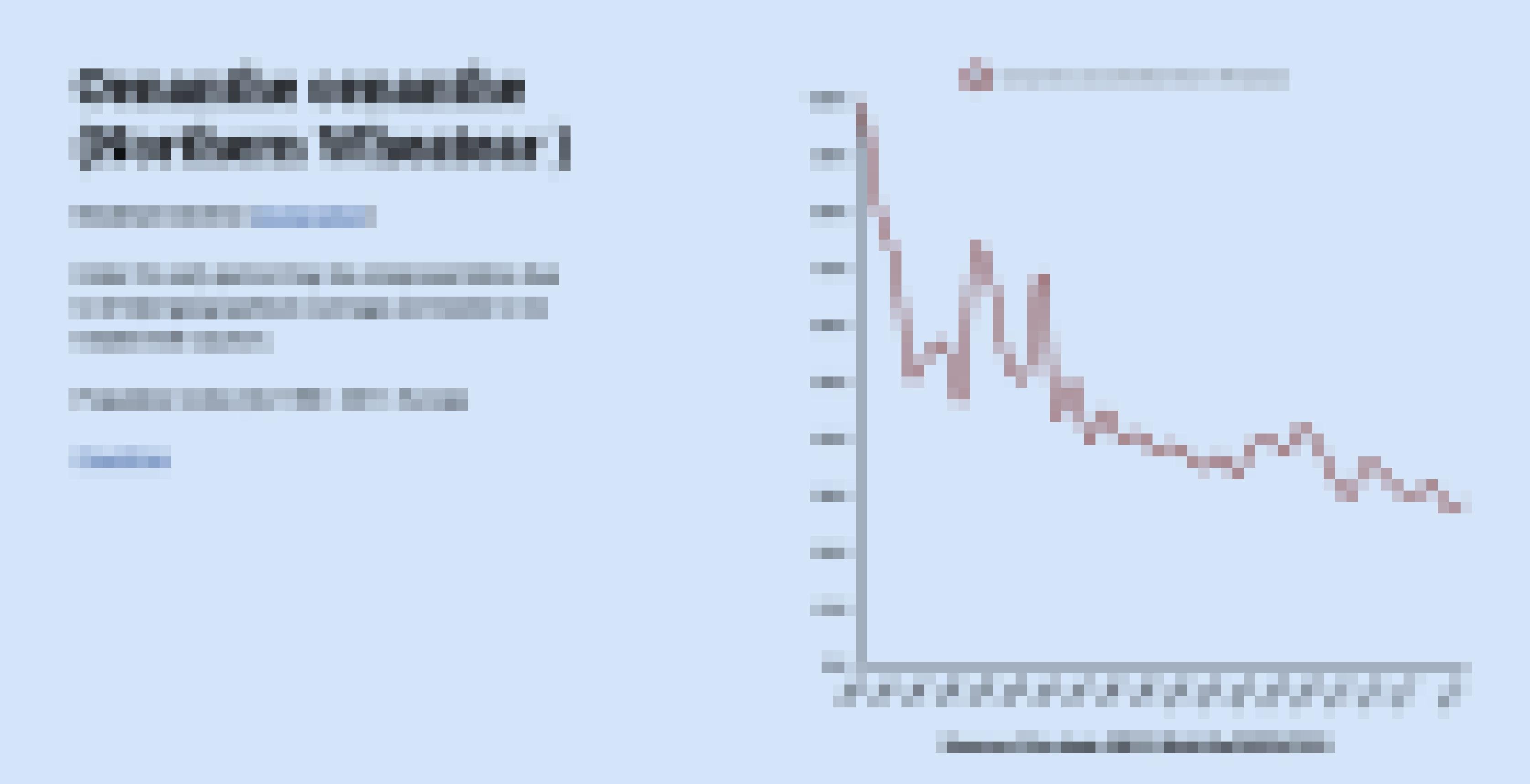 Grafik mit dem europaweiten Bestand des Steinschmätzers, die den Abwärtstrend zeigt.