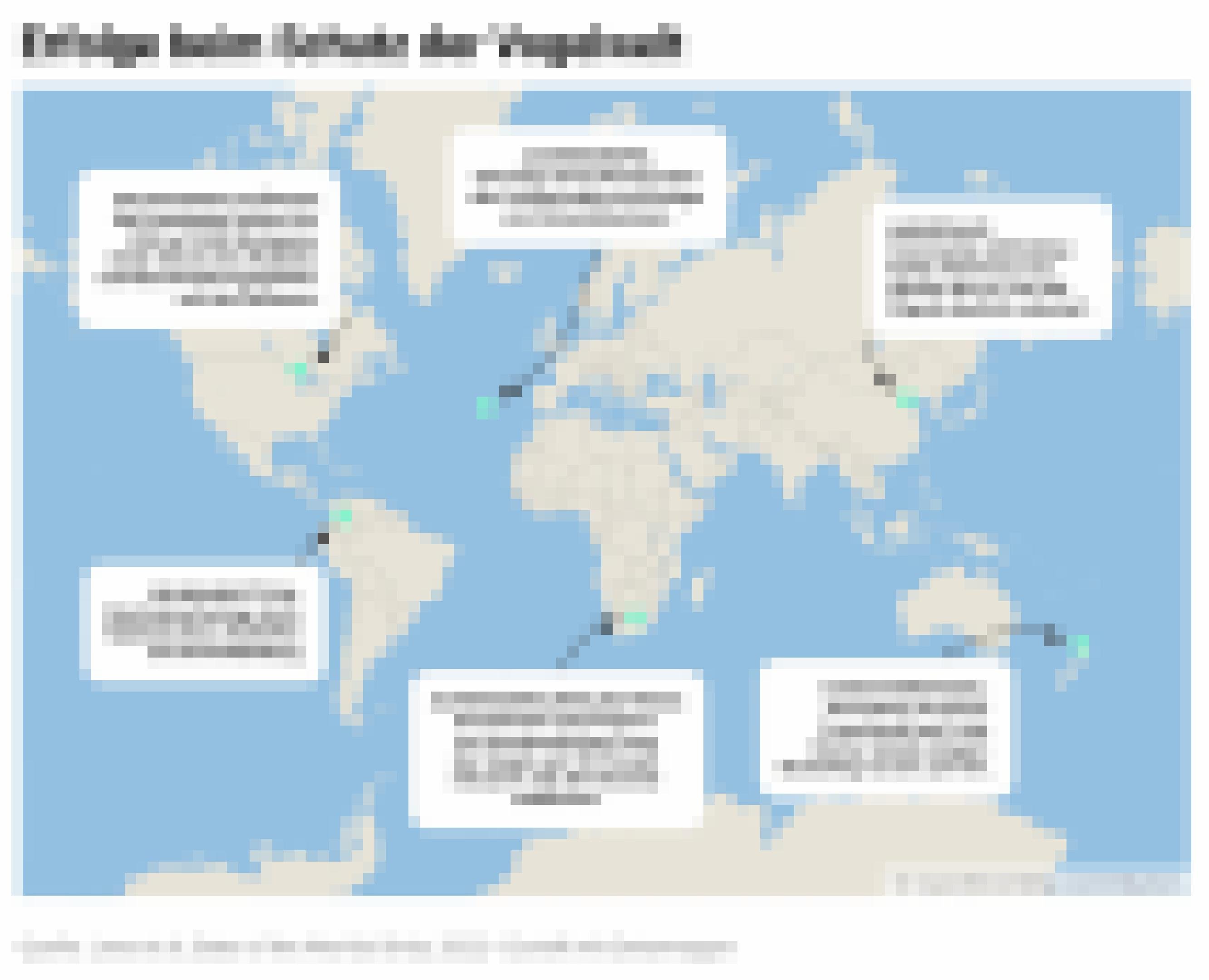 Landkarte mit sechs Beispiele für Erfolge im Schutz von Vogelarten.