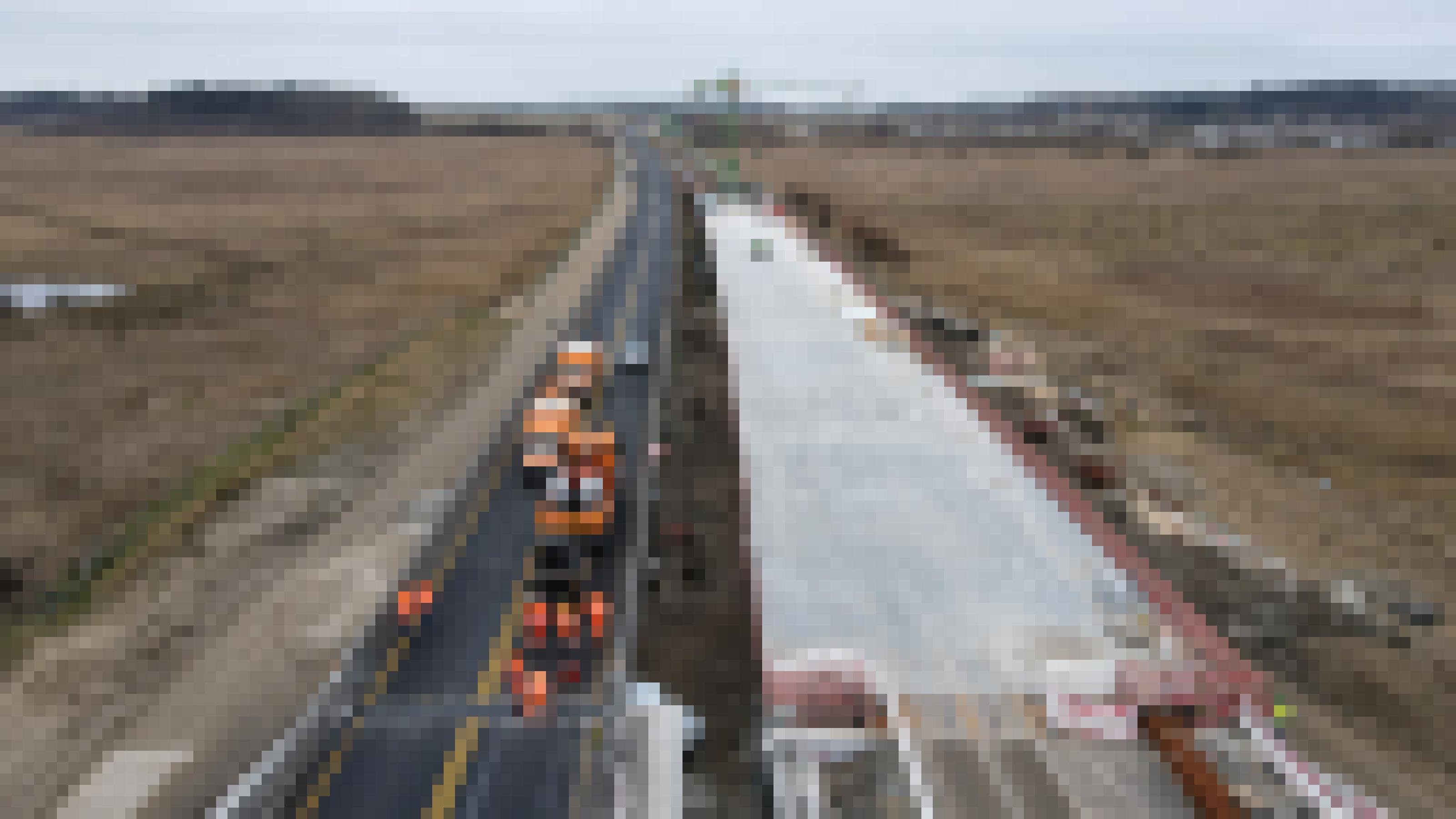 Autobahnbaustelle: Die Trasse verläuft mitten durchs Moor.